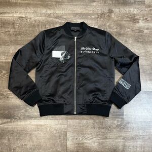 BLACK SCALE TEN YEARS STRONG BLACK LIGHTWEIGHT JACKET SIZE SMALL ONE OF A KIND